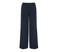 OPUS Damen City Pants | Bundfaltenhose Mariena Wide aus Viskose Mix Coal Blue, 38