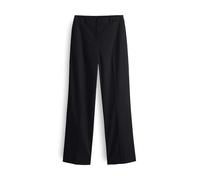 OPUS Damen City Pants | City Pants Maiga Linen Wide mit hinterem Komfortbund Black, 40