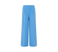 OPUS Damen City Pants | Extra Wide Leg Pants Maiga Palazzo aus Twill-Ware Blue Salt, 36