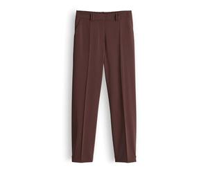 OPUS Damen City Pants | Maiga Lively Relaxed City Pants mit weitenverstellbaren Saum Coffee Bean, 36
