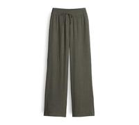 OPUS Damen City Pants | MAROU Crinkle Wide Leg mit flexiblen Komfortbund Olive Leaf, 42