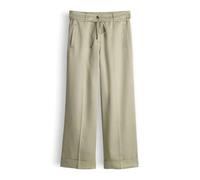 OPUS Damen City Pants | MEERI Bloom Relaxed City Pants aus Lyocell Cotton Mix Pale Olive, 42