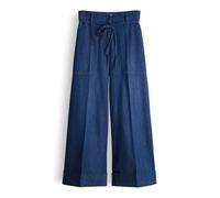OPUS Damen City Pants | MEERI Joy Relaxed City Pants im Denim Look mid deep Blue, 38