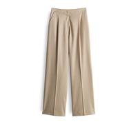 Opus Stoffhose Maiga French – Wide-Leg mit Leinen – Soft Oat Größe 38