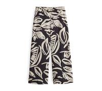 OPUS Damen Culotte | Culotte Misha Tropical Wide im Allover Print Midnight Brown, 34