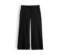 Opus Fashion Damen Culotte Misha Lace mit feiner Spitzenbordüre am Saum Schwarz 36