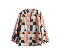 OPUS Damen Dreiviertelarmbluse | Bluse FALINDE Loose aus matt glänzedem Modal Mix Pale orange, 40