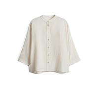 Opus Fashion Bluse Damen FANARI – Dreiviertelarm, nachhaltiger Viskosemix, Natural Glaze, Größe 40