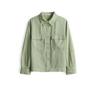 OPUS Damen Dreiviertelarmbluse | Hemdbluse FADELIA Regular aus 100% Lyocell Green Glow, 42