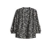 OPUS Regular Fit Bluse in Crinkle-Optik Modell 'Famelia' in BLACK, Größe 34