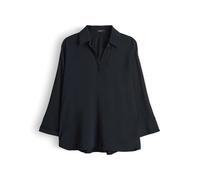 OPUS Damen Dreiviertelarmbluse | Shirtbluse FLAVENA Regular aus softem Material Mix Coal Blue, 36