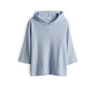 OPUS Damen Dreiviertelarmshirt | Kapuzenshirt SUKUFI Structure Regular in Strickoptik Oxford Blue, 42