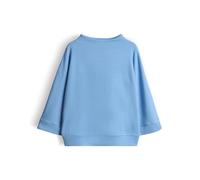 Opus Fashion Longsleeve Sagida – 3/4-Ärmel, feine Rippstruktur – Blau Größe 44