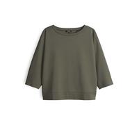 OPUS Damen Dreiviertelarmshirt | SALANE Loose Jerseyshirt mit Fledermausärmeln Olive Leaf, 44