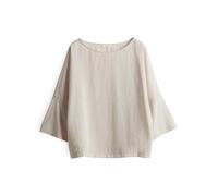 OPUS Damen Dreiviertelarmshirt | Shirt SUMANA Batwing Fit aus leichtem Material Mix Natural Glaze, 38