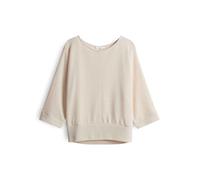 OPUS Damen Dreiviertelarmshirt | SOLLIKA Structure Loose mit Fledermausärmeln Natural Glaze, 38