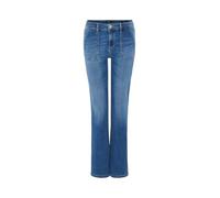 OPUS Damen Flared | Ausgestellte Jeans ELMA Flared Low Rise aus Spanish Cotton mid Fresh Blue, 42 L32