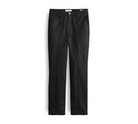 Opus Fashion Jeans Ebbi Flared Mid Rise mit französischen Eingrifftaschen Coating Schwarz 42/28