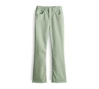 OPUS Damen Flared | Flared Jeans Eboni French Mid Rise mit Comfort Stretch Green Glow, 34 L28
