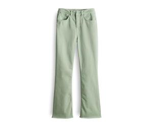 OPUS Damen Flared | Flared Jeans Eboni French Mid Rise mit Comfort Stretch Green Glow, 42 L28