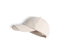 Opus Fashion Damen-Basecap AJOLLE CAP - Viskose-Leinen-Mix - Natural Glaze