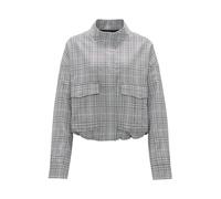 OPUS Damen Jacke | Blouson HEMMA Loose aus Viskose Mix Easy Grey, 40