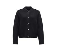 Opus Fashion Damenjacke Bomberjacke HOSANA Regular wärmender Woll-Mix Schwarz 42