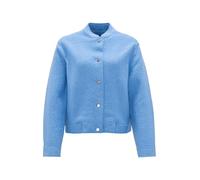 OPUS Damen Jacke | Bomberjacke HOSANA Regular aus wärmendem Woll Mix Blue Salt, 38