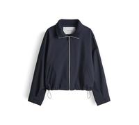 OPUS Damen Jacke | HALVI Regular sportlicher Blouson im Baumwoll Mix Coal Blue, 40