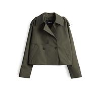 OPUS Trenchcoat mit Umlegekragen Modell 'Hawena' in Khaki, Größe 38