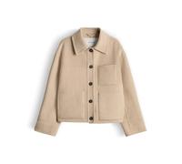 OPUS Damen Jacke | Helia Regular Jacke im hochwertigen Woll Mix Soft Oat, S