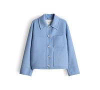 OPUS Damen Jacke | Helia Regular Jacke im hochwertigen Woll Mix Water Blue, M