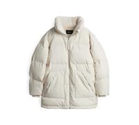 OPUS Damen Jacke | HILEEN Loose Steppjacke mit Teddyfellkragen Soft Cream, 38