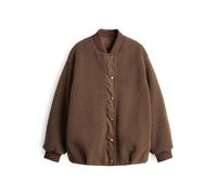Opus Fashion Wendejacke Hulda Damen Felloptik im Blousonstil Mocca Größe 40