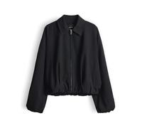 OPUS Damen Jacke | Jelani Regular Blousonjacke aus feinem Twill Black, 38