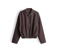 OPUS Damen Jacke | Jelani Regular Blousonjacke aus feinem Twill Coffee Bean, 42