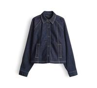 OPUS Damen Jacke | JOVENA Regular ausgestellte Jeansjacke aus BCI Cotton Mix Dark Bold Blue, 40