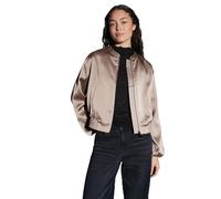 Opus Fashion Damenjacke Jupita Blouson mit Reißverschluss warm Taupe Größe 42