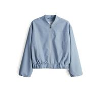 Opus Fashion Damenjacke Jelen – Sommerblouson mit dekorativen Ballonärmeln Oxford Blue 36