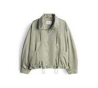 Opus - Blouson aus Lyocell Leinen Mix Loose Fit - Jarusa grün - Gr. - 36