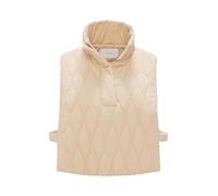 OPUS Damen Poncho/Cape | Cape ANJOLI Boxy Fit soft oat, 0