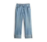 OPUS Damen Jeans | Boyfriend Jeans LANI Turn UP Mid Rise aus Spanish Cotton Mix Light Relaxing Blue, 44 L26