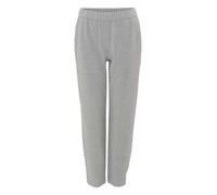 OPUS Damen Jogpants | Jogpants MYHA Relaxed aus weichem Flanell Stoff Hazy Fog Melange, 42