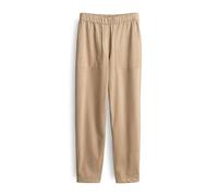 Opus Fashion Damen Jogginghose MYHA VELOUR Wildlederoptik Beige Größe 34