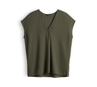 OPUS Damen Kurzarmbluse | Olive Leaf, 36
