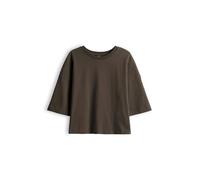 OPUS Damen Kurzarmshirt | Boxy T-Shirt aus reinem BCI Cotton deep Green, M