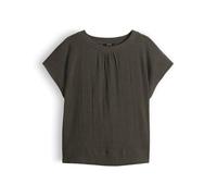 OPUS Regular Fit T-Shirt mit Strukturmuster Modell 'Salti' in Khaki, Größe 36