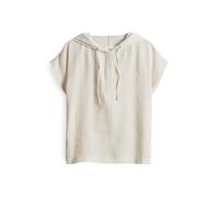 OPUS Damen Kurzarmshirt | Kapuzenshirt SEBU Regular im Soften Materialmix Natural Glaze, 36
