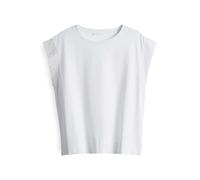 OPUS Damen Kurzarmshirt | T-Shirt SALLSO Regular mit dekorativer Lochspitze White, 42