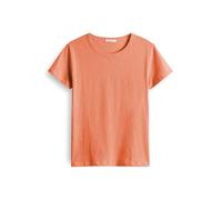 OPUS Damen Kurzarmshirt | T-Shirt SORILA Regular aus Baumwoll Leinen Mix Pale orange, 40